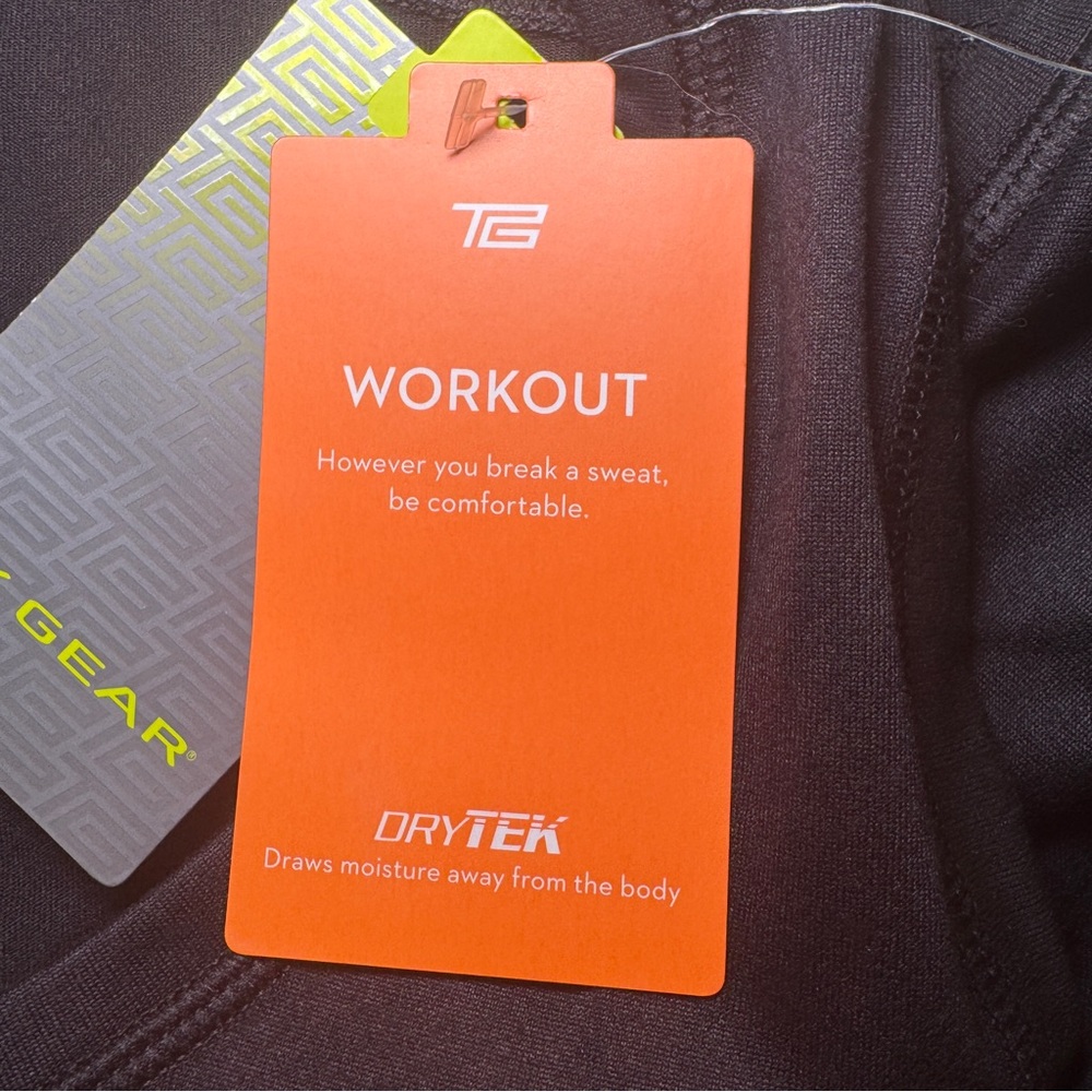 Tek Gear Dry Tek Black Workout Dress Size Large NWT - Picture 9 of 9